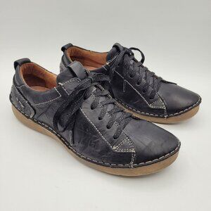Josef Seibel FERGEY 56 Women's Sz 6 to 6.5 EU 37 Lace Up Leather Shoes Sneakers